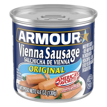 Armour Original Vienna Sausage, 48 x 4.6 oz Case - Meat, Poultry & Seafood