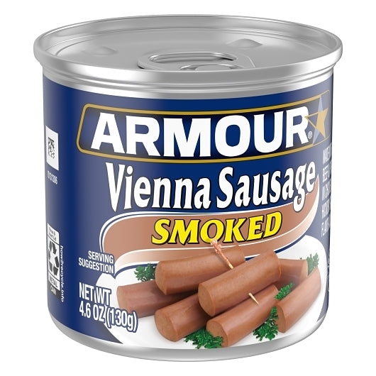 Armour Smoked Flavored Vienna Sausage, 24 x 4.6 oz Case - DOT product image 2