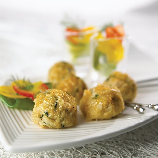 Kaptains Ketch Mini Extra Fancy Crab Cake 0.65 Oz, 1 x 98 ct Case - DOT product image 3