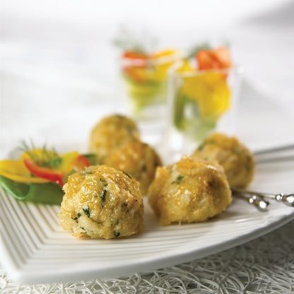 Kaptains Ketch Mini Extra Fancy Crab Cake 0.65 Oz, 1 x 98 ct Case - DOT product image 3