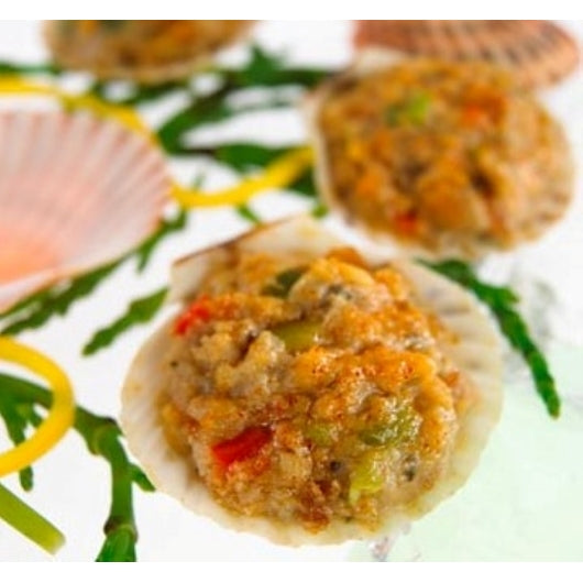 Kaptain's Ketch Gourmet Clams Casino, 1 x 56 ct Case - Frozen Meat & Seafood