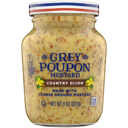 Grey Poupon Country Mustard Bottle, 12 x 227 GR Case - DOT product image 2