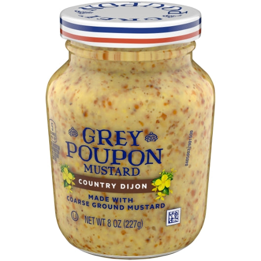 Grey Poupon Country Mustard Bottle, 12 x 227 GR Case - DOT product image 3