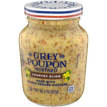 Grey Poupon Country Mustard Bottle, 12 x 227 GR Case - DOT product image 3