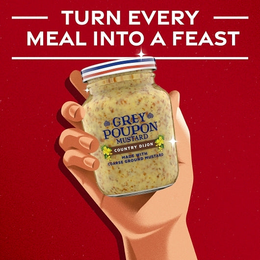 Grey Poupon Country Mustard Bottle, 12 x 227 GR Case - DOT product image 7