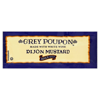 Grey Poupon Dijon Sauce Mustard Single Serve, 200 x 0.25 oz Case - DOT product image 2
