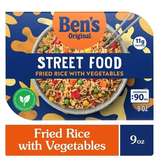 Ben's Original Street Food Vegetable Fried Rice, 6 x 9 oz Case - Rice & Grains - image 2