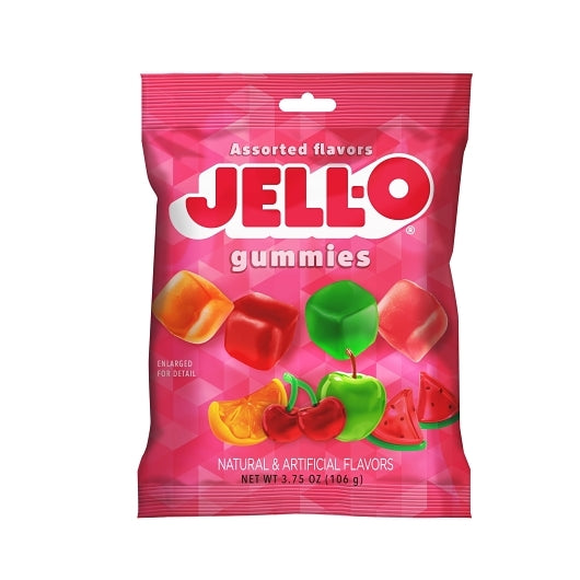 Jell-O Gummie Cubes, 12 x 1 each Case - Candy & Confections