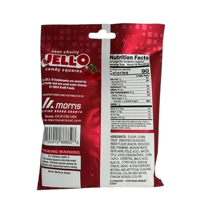 Jell-O Sour Cherry Squares Peg Bag, 12 x 4.5 oz Case - Disposables - image 2