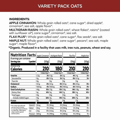 Nature's Path Hot Variety Pack Oatmeal, 6 x 14 oz Case - DOT product image 5