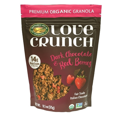 Love Crunch Organic Dark Chocolate & Red Berries Granola Pouch, 6 x 11.5 oz Case - Breakfast Foods