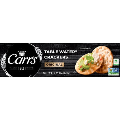 Carrs Table Water Crackers Original Crackers, 12 x 4.25 oz Case - DOT product image 2