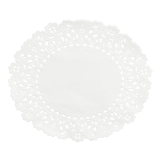Lapaco 5 Inch Normandy Lace Doilies, 1 x 1000 each Case - Plates Bowls