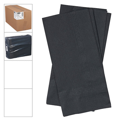 Lapaco 2 Ply Black Dinner Napkin, 1 x 1000 each Case - DOT product image 4