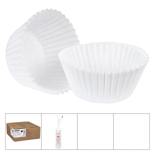 Lapaco White Baking Cup, 1 x 10000 each Case - DOT product image 2