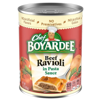Chef Boyardee Beef Ravioli, 24 x 15 oz Case - DOT product image 2