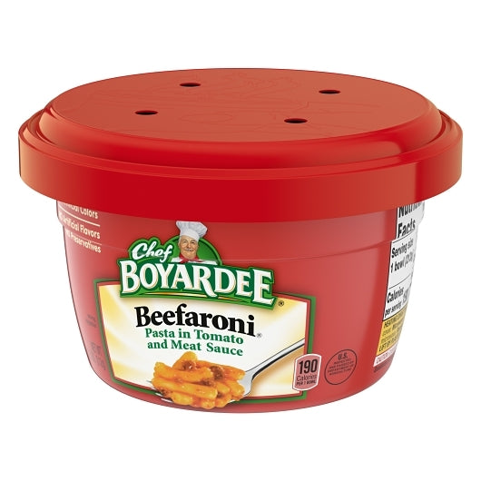 Chef Boyardee Beefaroni Microwave Bowls, 12 x 7.5 oz Case - DOT product image 7