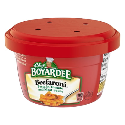 Chef Boyardee Beefaroni Microwave Bowls, 12 x 7.5 oz Case - DOT product image 7