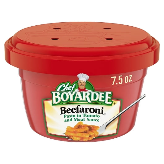 Chef Boyardee Beefaroni Microwave Bowls, 12 x 7.5 oz Case - DOT product image 4