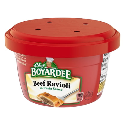 Chef Boyardee Beef Ravioli Microwave Bowl, 12 x 7.5 oz Case - DOT product image 6