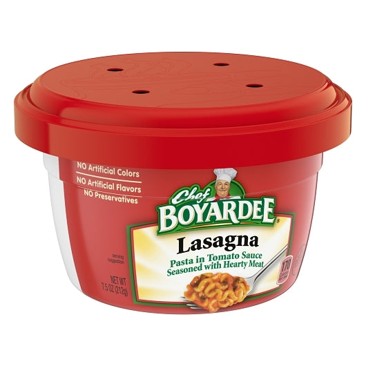 Chef Boyardee Lasagna & Beef Microwavable, 12 x 7.5 oz Case - DOT product image 6