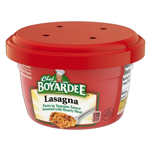 Chef Boyardee Lasagna & Beef Microwavable, 12 x 7.5 oz Case - DOT product image 8