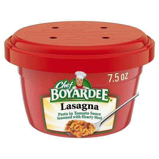 Chef Boyardee Lasagna & Beef Microwavable, 12 x 7.5 oz Case - DOT product image 5
