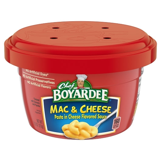 Chef Boyardee Macaroni & Cheese Microwave Bowl, 12 x 7.5 oz Case - DOT product image 3