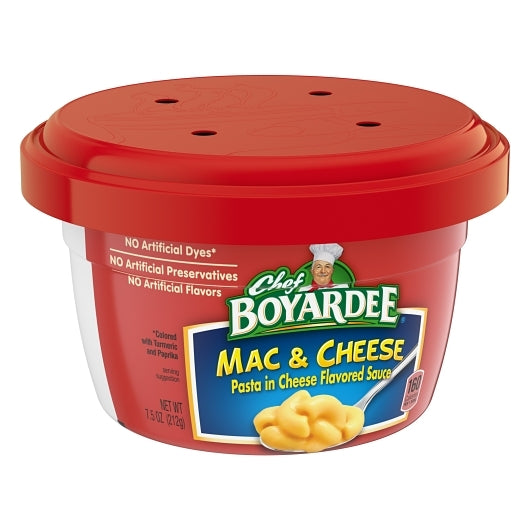 Chef Boyardee Macaroni & Cheese Microwave Bowl, 12 x 7.5 oz Case - DOT product image 5