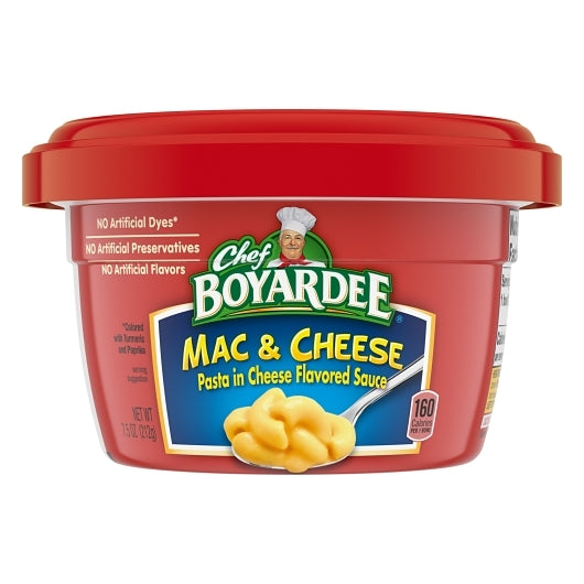 Chef Boyardee Macaroni & Cheese Microwave Bowl, 12 x 7.5 oz Case - DOT product image 4
