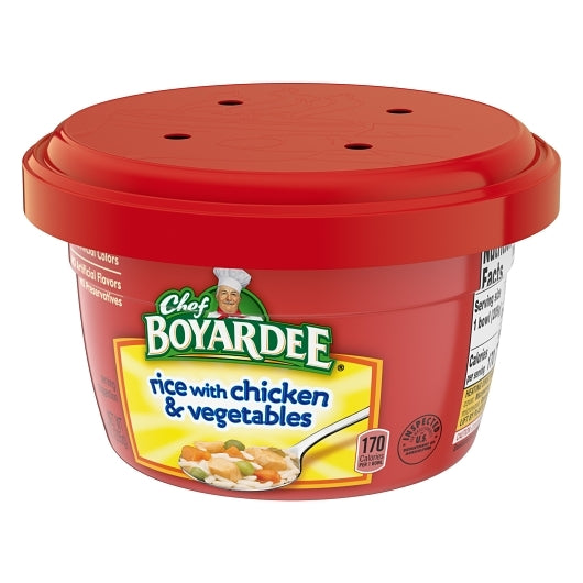 Chef Boyardee Microwavable Bowl Mini Bites Rice Chicken And Vegetables, 12 x 7.25 oz Case - DOT product image 7