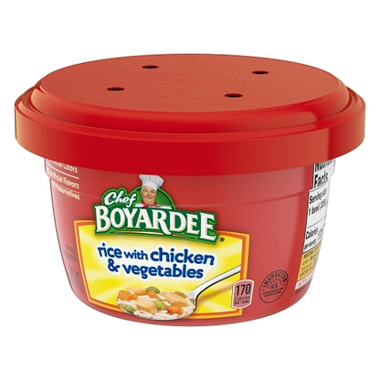 Chef Boyardee Microwavable Bowl Mini Bites Rice Chicken And Vegetables, 12 x 7.25 oz Case - DOT product image 7