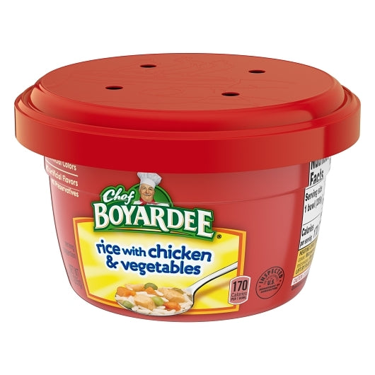 Chef Boyardee Microwavable Bowl Mini Bites Rice Chicken And Vegetables, 12 x 7.25 oz Case - DOT product image 8