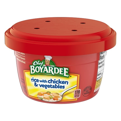 Chef Boyardee Microwavable Bowl Mini Bites Rice Chicken And Vegetables, 12 x 7.25 oz Case - DOT product image 8