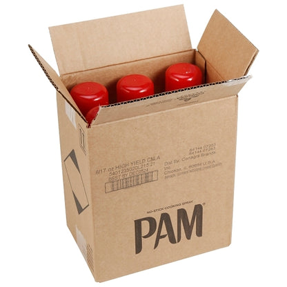 Pam High Yield Canola Pan Spray, 6 x 17 oz Case - DOT product image 7