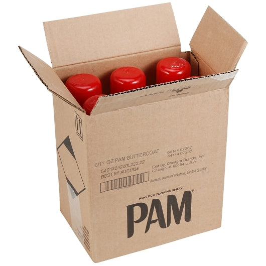Pam Pan Coating Butter Coat, 6 x 17 oz Case - DOT product image 5