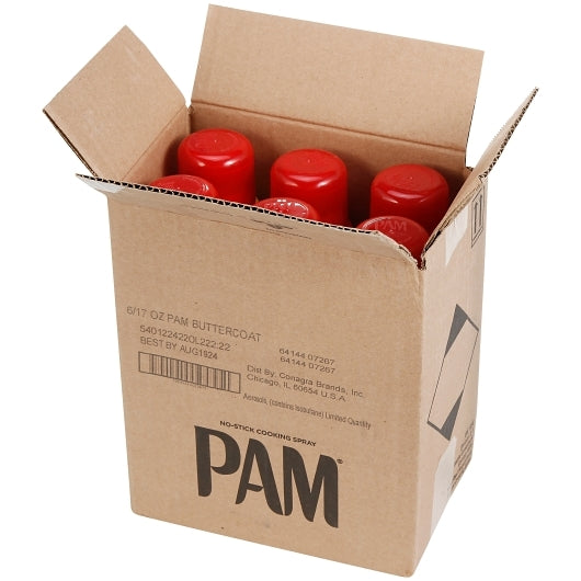 Pam Pan Coating Butter Coat, 6 x 17 oz Case - DOT product image 6
