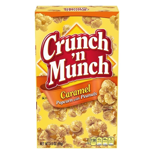 Crunch 'N Munch Crunch'N Munch Caramel Popcorn, 12 x 3.5 oz Case - Popcorn, Pretzels & Snack Mix
