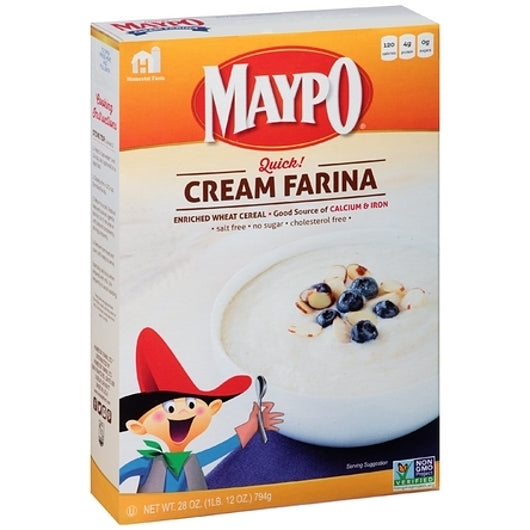 Maypo Cream Farina Cereal, 12 x 28 oz Case - DOT product image 5