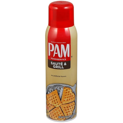 Pam Coating Saute & Grill Spray Aerosol, 6 x 17 oz Case - DOT product image 3