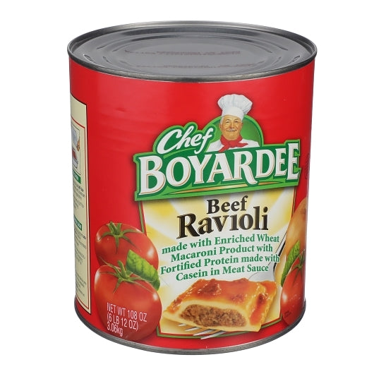 Chef Boyardee Beef Ravioli In Meat Sauce, 6 x 108 oz Case - DOT product image 4
