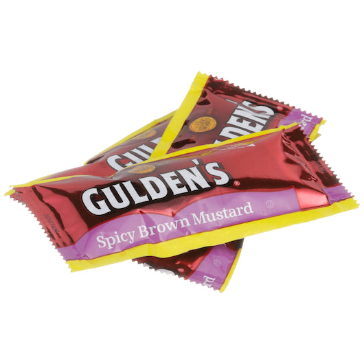 Gulden's Spicy Brown Mustard Single Serve, 500 x 0.32 oz Case - DOT product image 2