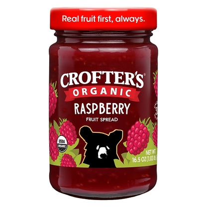 Crofters Organic PREMIUM RASPBERRY Spread, 6 x 16.5 oz Case - DOT product image 4
