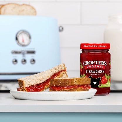 Crofters Organic PREMIUM STRAWBERRY Spread, 6 x 16.5 oz Case - DOT product image 6