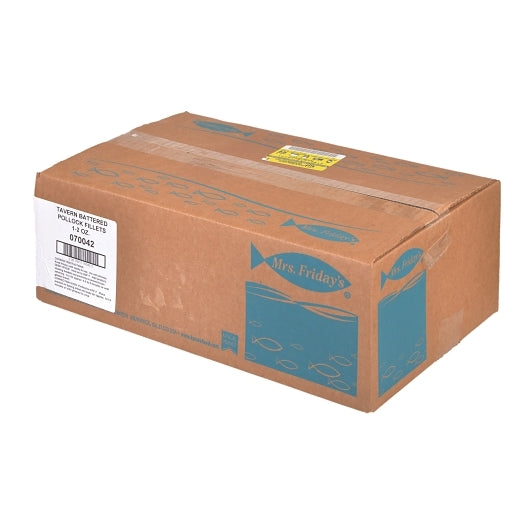 Mrs. Friday's 1-2 Oz Tavern Battered Pollock Fillet, 4 x 2.5 lb Case - DOT product image 6