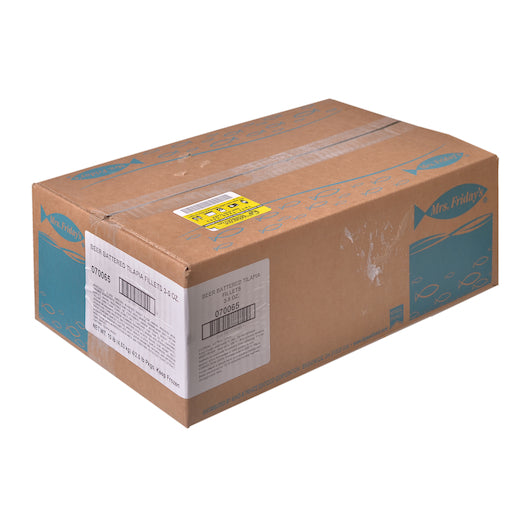 Mrs. Friday's 3-5 Oz Beer Battered Tilapia Fillet, 4 x 2.5 lb Case - DOT product image 6