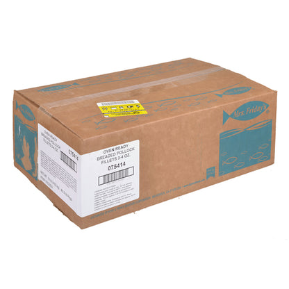 King And Prince 3-4 Oz Oven Ready Breaded Pollock Fillet, 4 x 2.5 lb Case - DOT product image 6