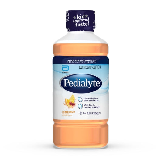 Pedialyte Fruit Flavored 1 Liter Flavored Electrolyte Solution, 8 x 1 LT Case - DOT product image 2