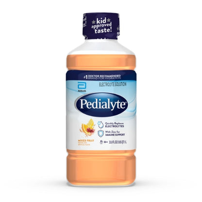 Pedialyte Fruit Flavored 1 Liter Flavored Electrolyte Solution, 8 x 1 LT Case - DOT product image 2