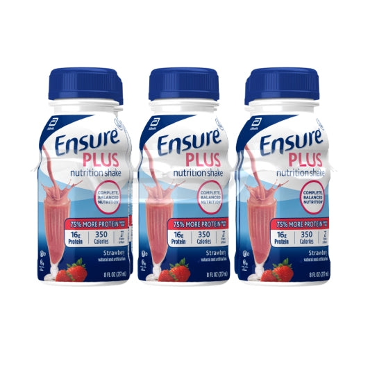 Ensure Plus Strawberry, 4 x 6 x 8 fl oz Case - Health & Personal Care